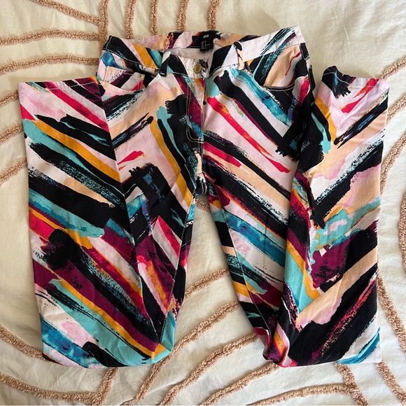 H & M multi coloured jeans - Picture 4 of 11